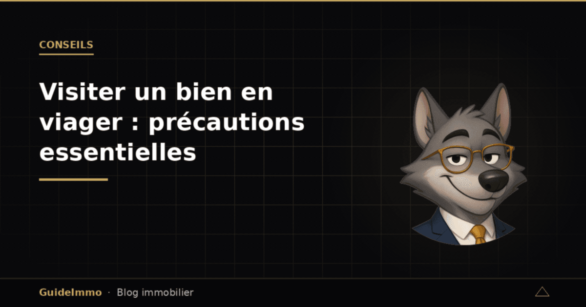 Visiter un bien en viager : précautions essentielles