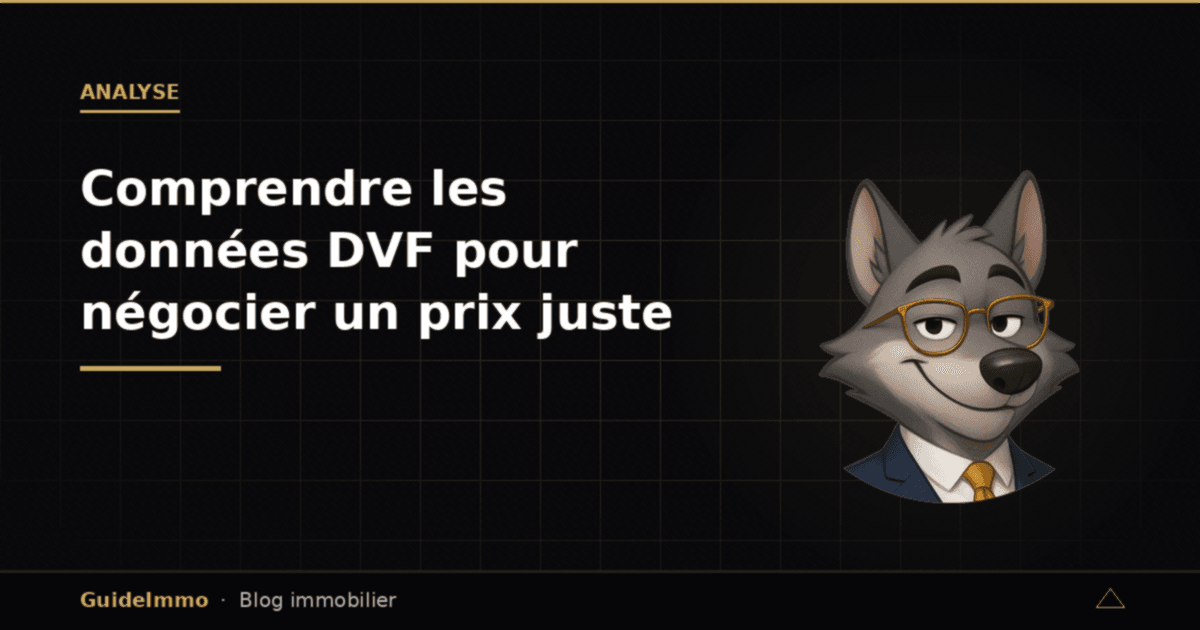Comprendre les données DVF pour négocier un prix juste