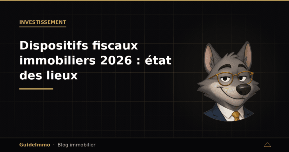 Dispositifs fiscaux immobiliers 2026 : état des lieux
